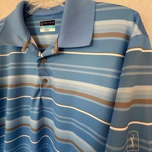 PGA tour air flux golf shirt, size large, short sleeve